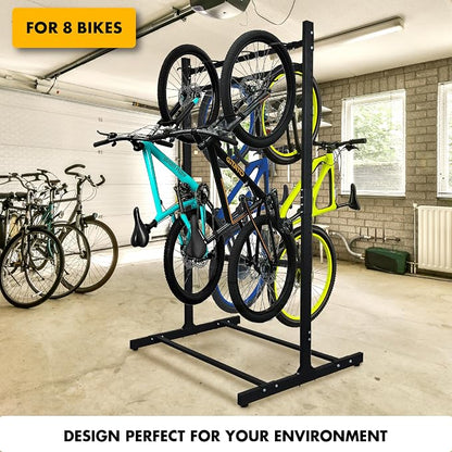 Freestanding 8 Bike Storage Rack - Image 7