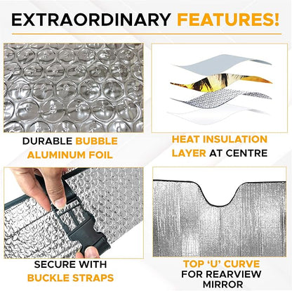 EcoNour Accordion Windshield Sun Shade - Image 6