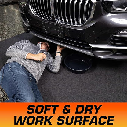 Armor All Premium Oil Spill Mat, Garage Floor Maintenance Mat, Absorbent Oil Pad - Image 4
