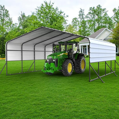 20x20 Metal Carports Heavy Duty by LANDTOP