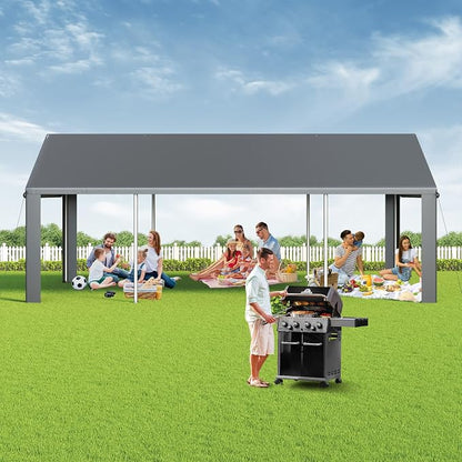 Carport, 13x25 FT Heavy Duty Car Port - Image 8
