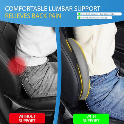 Classic Memory Foam Lumbar Cushion Provides Excellent Back Support and Pain - Image 3
