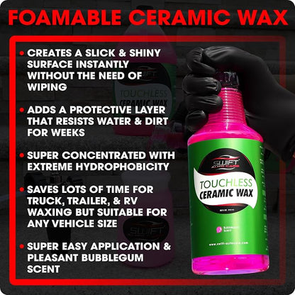 Swift Touchless Ceramic Foamable Wax – Spray On/Rinse Off - Image 2