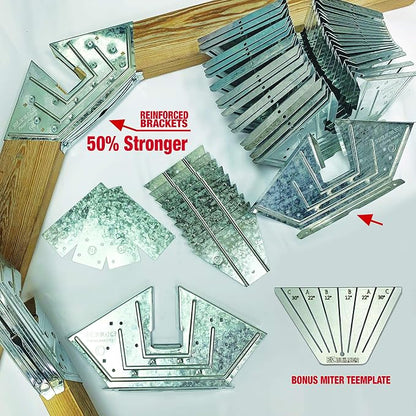 EZBUILDER 50 Structurally Stronger Truss Design Shed Builds 6in - 14in Widths - Image 3