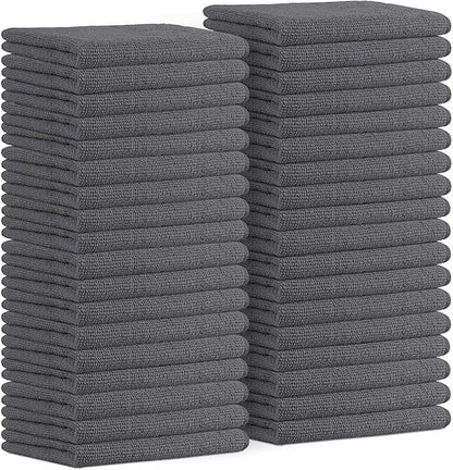 Avalon Towels Microfiber Cleaning Cloths Size 16" x 16", Highly Absorbent by AvalonTowels