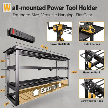 Power Tool Organizer Wall Mount - Image 4