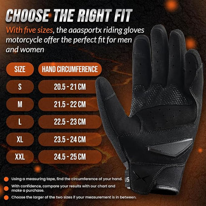 Breathable Motorcycle Gloves for Men - Image 7