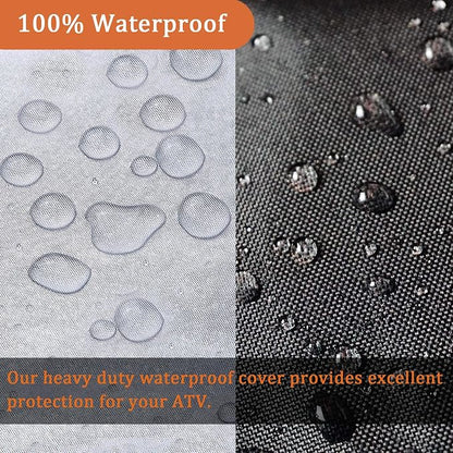 ATV Cover All Weather Outdoor Protection, Heavy Duty 420D Waterproof Oxford - Image 3