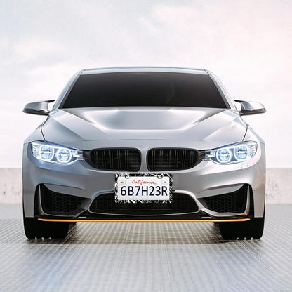 Black White Camouflage License Plate Frame Branches Trunks Camo License Plate - Image 6