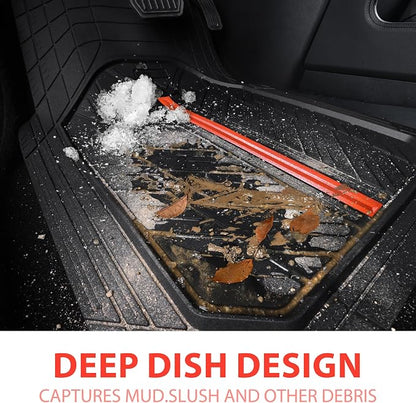 CAR PASS Metal Medium Rubber Floor Mats - Image 8