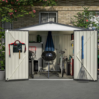 8x6 FT Outdoor Metal Storage Shed - Image 8