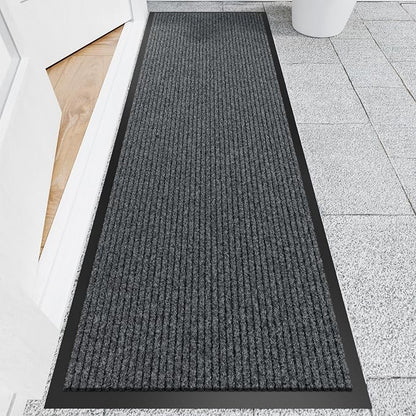 Front Door Mat, Commercial Entrance, Low Profile, Durable Rubber Backing by Naturehydro