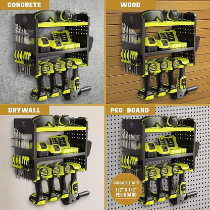 Heavy-Duty Metal Tool Storage Rack - Image 5