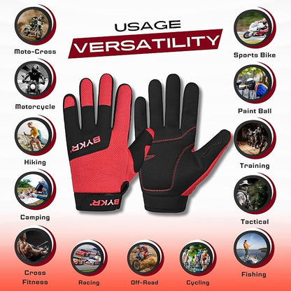 BYKR All-Weather Motorcycle Gloves - Image 3