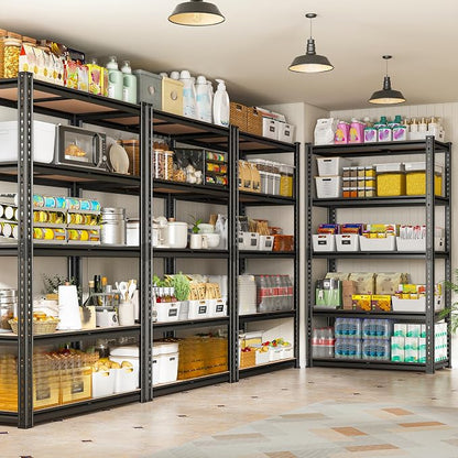 REIBII 2020LBS Storage Shelves 5 Tier Garage Shelving Heavy Duty, Adjustable - Image 2