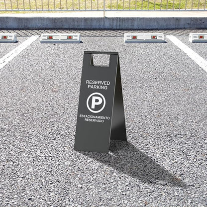 Reserved Parking Sign – Foldable Heavy Duty Plastic A-Frame - Image 2
