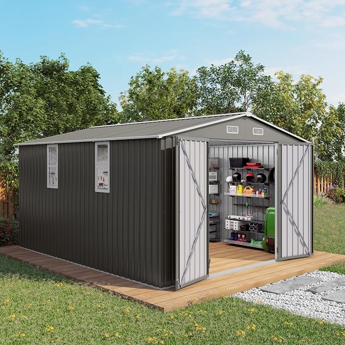 10x12 FT Outdoor Storage Shed by Zolyndo