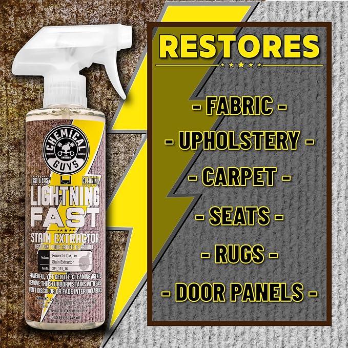 Chemical Guys SPI_191 Lightning Fast Carpet and Upholstery Stain Extractor - Image 11