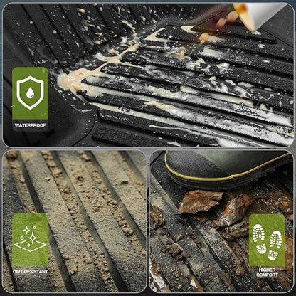AUTOSAVER88 Floor Mats Fit for 2025 Toyota Tacoma Double Cab, All Weather TPE - Image 4