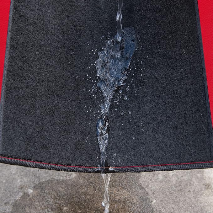 CAR PASS Waterproof Universal Faux Leather 3Row Car Floor Mats, Set of Vehicles - Image 6