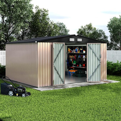 10x12 FT Metal Storage Sheds Outdoor - Image 7