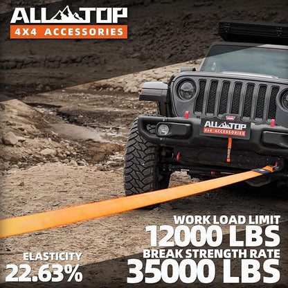 ALL-TOP Recovery Snatch Strap, 3in x 20ft - Image 2