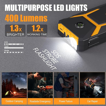 VTOMAN V6 Pro Jump Starter, 2000A Car Battery Jumper Starter Portable - Image 5