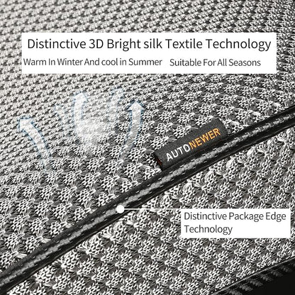 Auto Newer Breathable Universal Four Seasons Car Seat Covers, Luxury Include - Image 2
