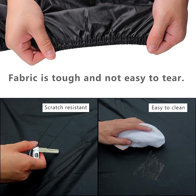 MORNYRAY Waterproof Car Cover All Weather Snowproof UV Protection Windproof - Image 5