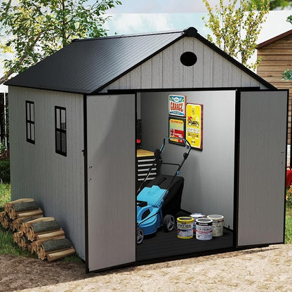 7.3 x 12 FT Shed Resin Outdoor Storage - Image 2
