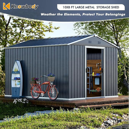 Metal Shed 8x10x6 FT - Image 2