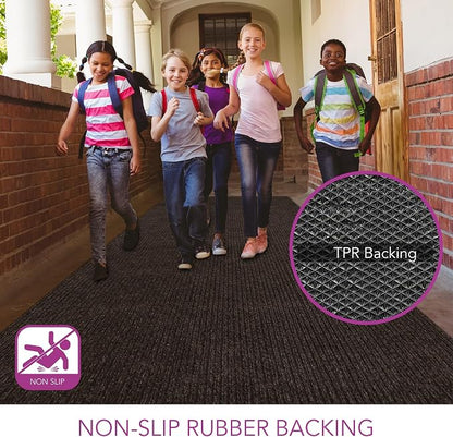 iCustomRug Spartan Weather Warrior Indoor/Outdoor Utility Ribbed Carpet Runner - Image 9