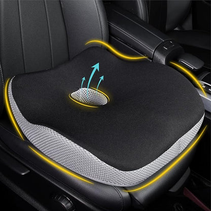Car Seat Cushion, Ergonomic Memory Foam Car Cushion by Allaboutsla