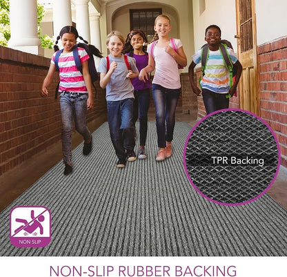iCustomRug Spartan Weather Warrior Indoor/Outdoor Utility Ribbed Carpet Runner - Image 9