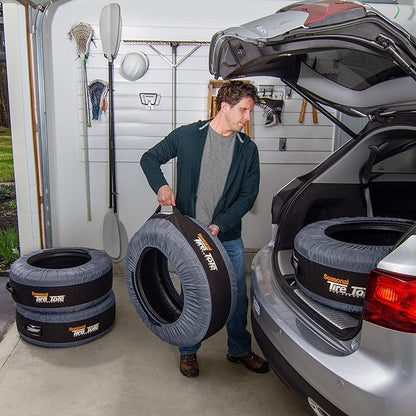 Kurgo Seasonal Tire Tote | Spare Tire Cover | Portable Wheel Bags | Winter Tire - Image 4