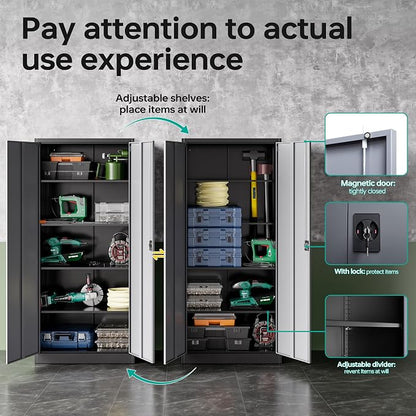 SISESOL Metal Storage Cabinet - Image 4