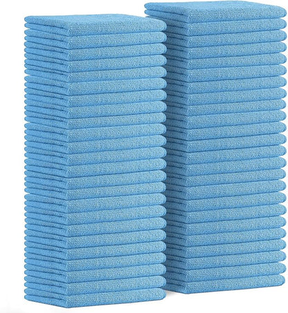 Avalon Towels Microfiber Cleaning Cloths Size 16" x 16", Highly Absorbent by AvalonTowels