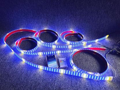 3PCS 4FT Quad Row Brightest Chasing Dream Color LED Light Strips - Image 4