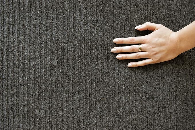 iCustomRug Spartan Weather Warrior Indoor/Outdoor Utility Ribbed Carpet Runner - Image 9