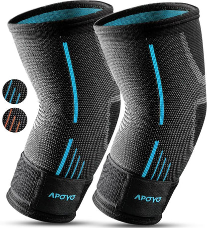 APOYO Elbow Brace for Tendonitis and Tennis Elbow, Compression Sleeve for by APOYO